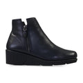 Navy Leather