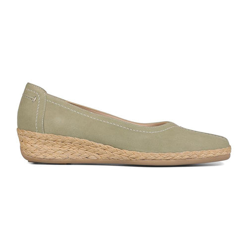 Spring Green Suede