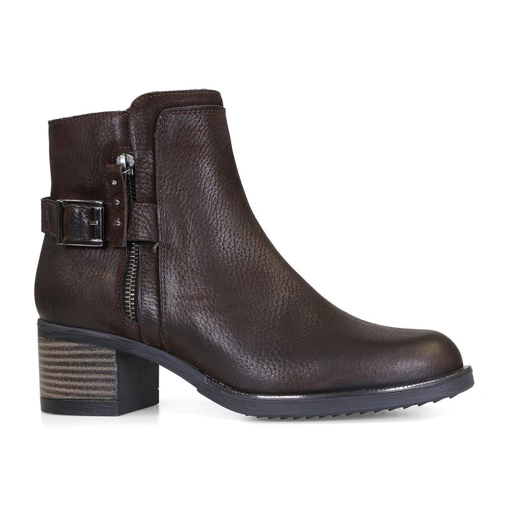 Dark Brown Tumbled Nubuck