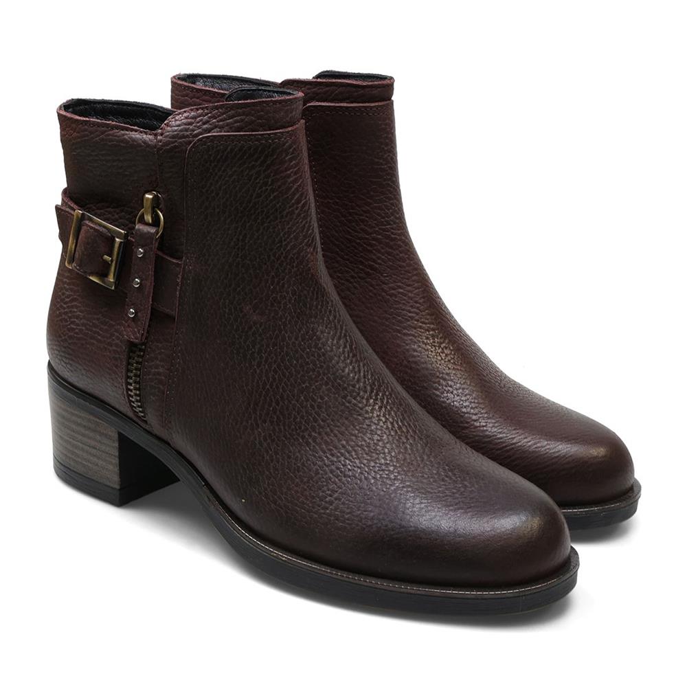 Dark Brown Tumbled Nubuck