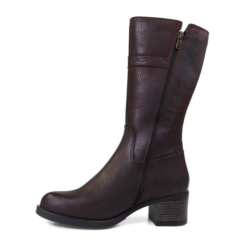 Dark Brown Tumbled Nubuck
