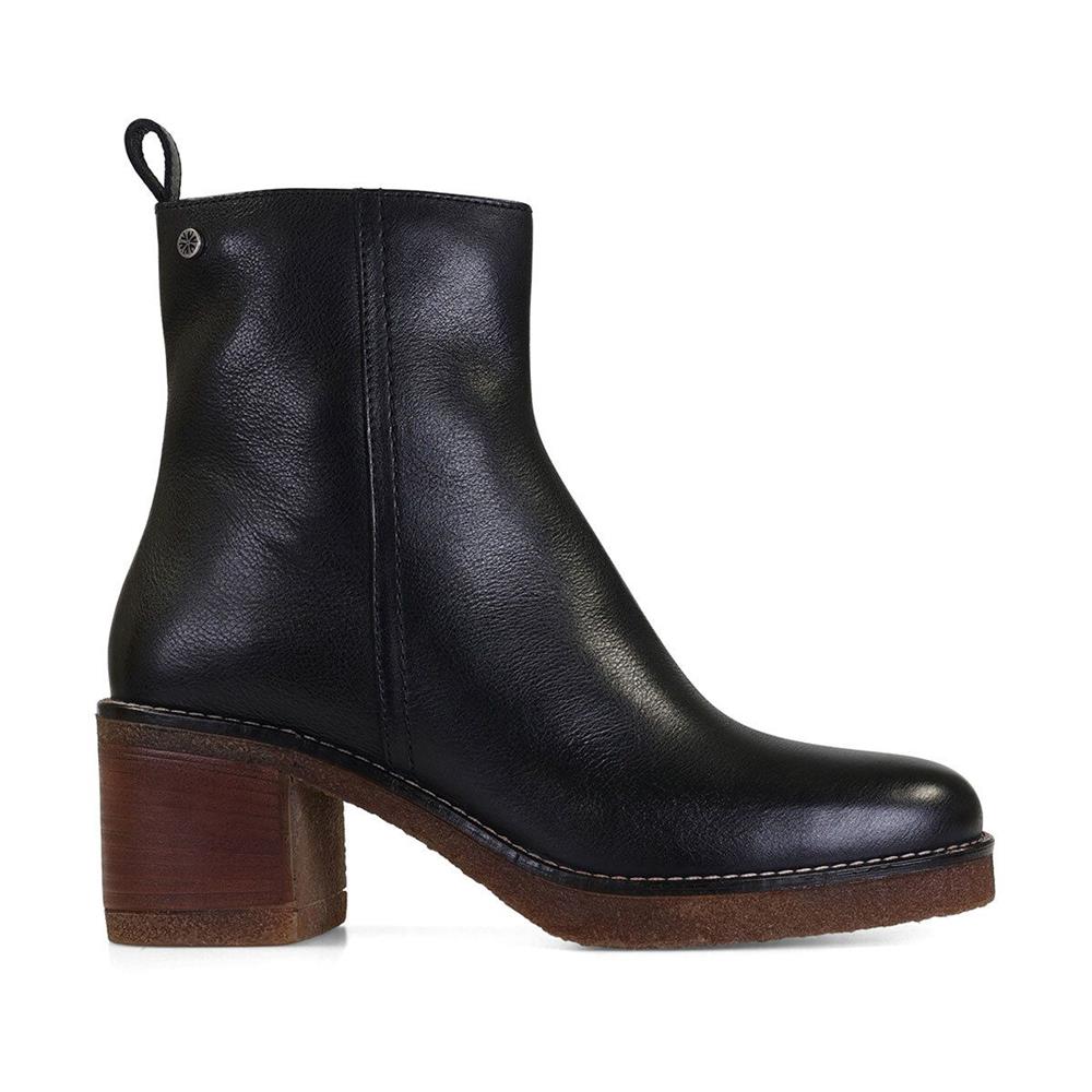 Black Tumbled Leather