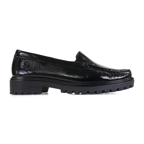 Black Crinkle Patent