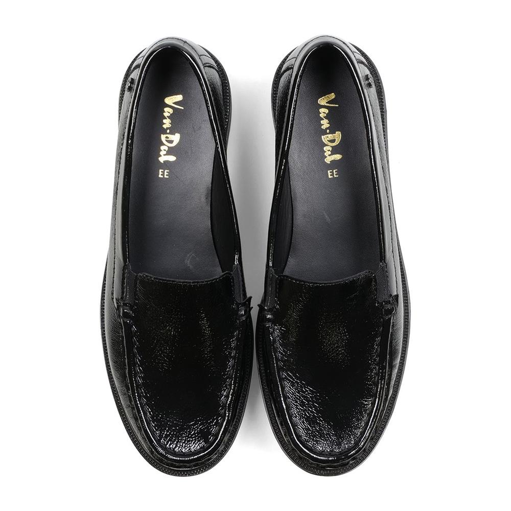 Black Crinkle Patent