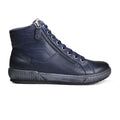 Navy Leather