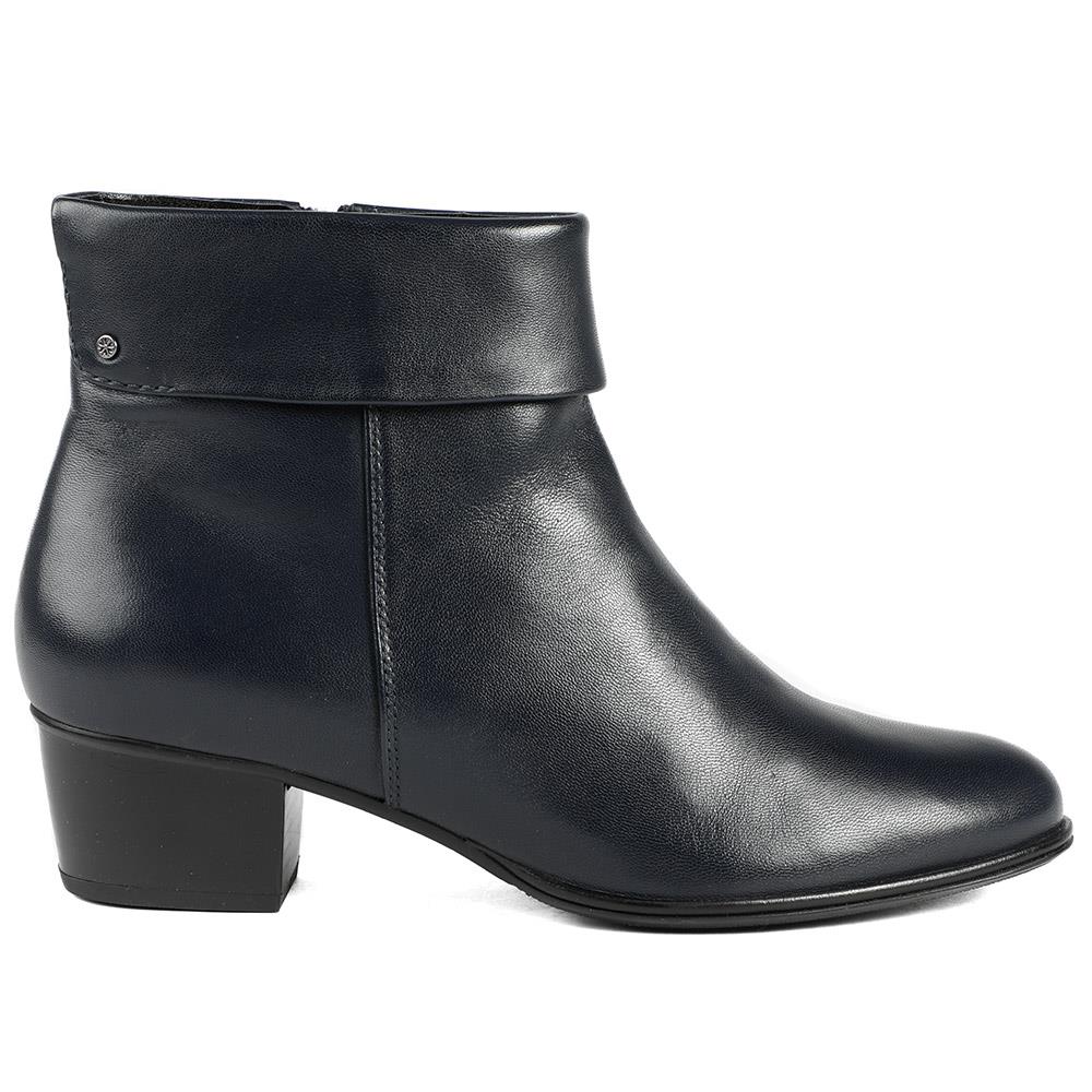 Navy Leather