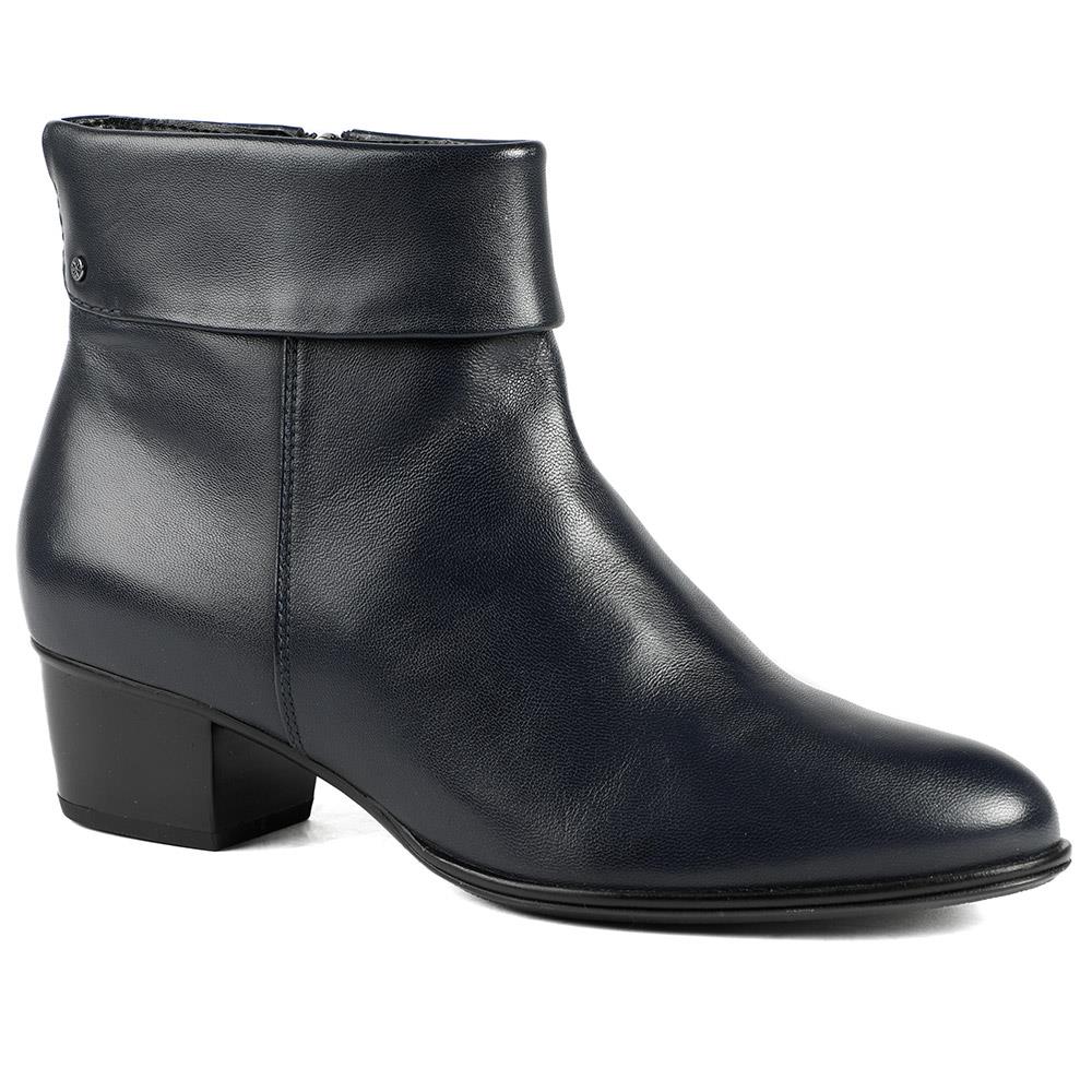 Navy Leather