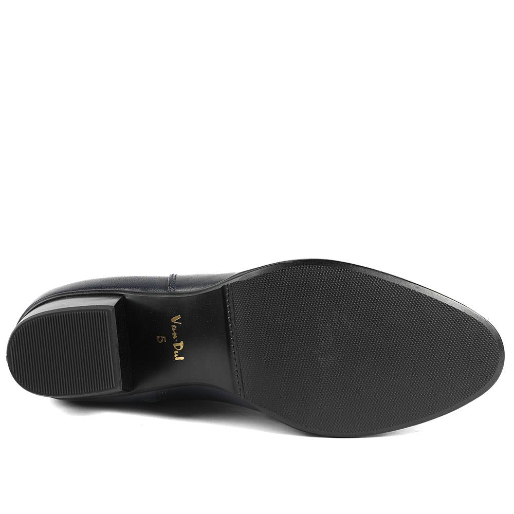 Navy Leather