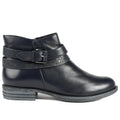 Navy Leather