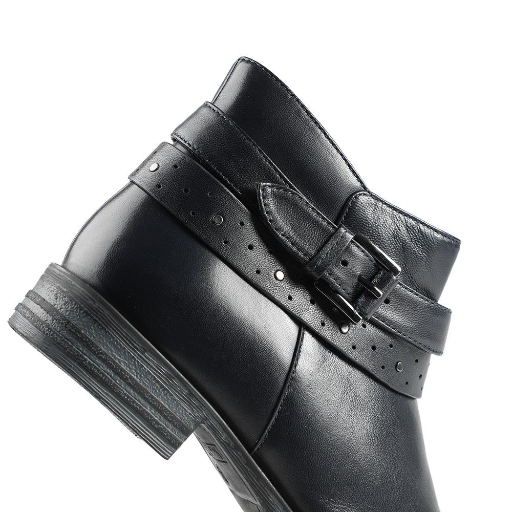 Navy Leather