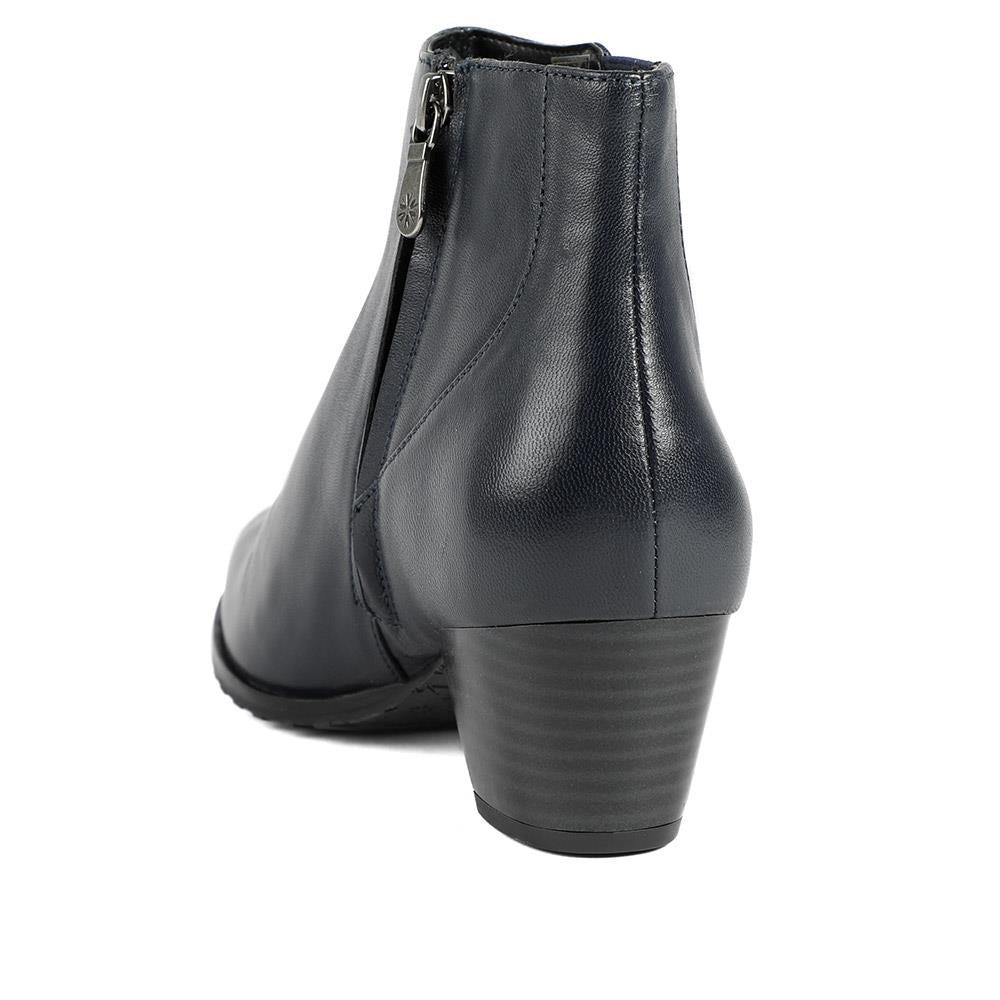 Navy Leather