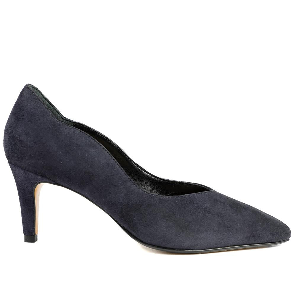 Navy Suede