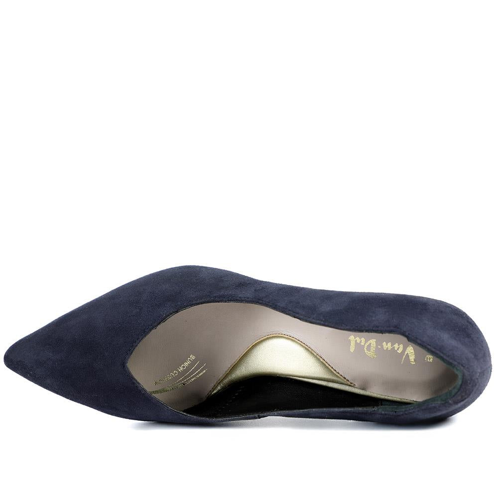 Navy Suede