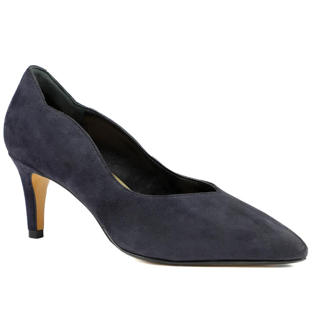 Navy Suede