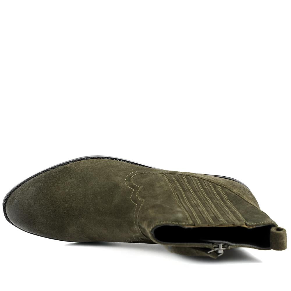 Olive Suede