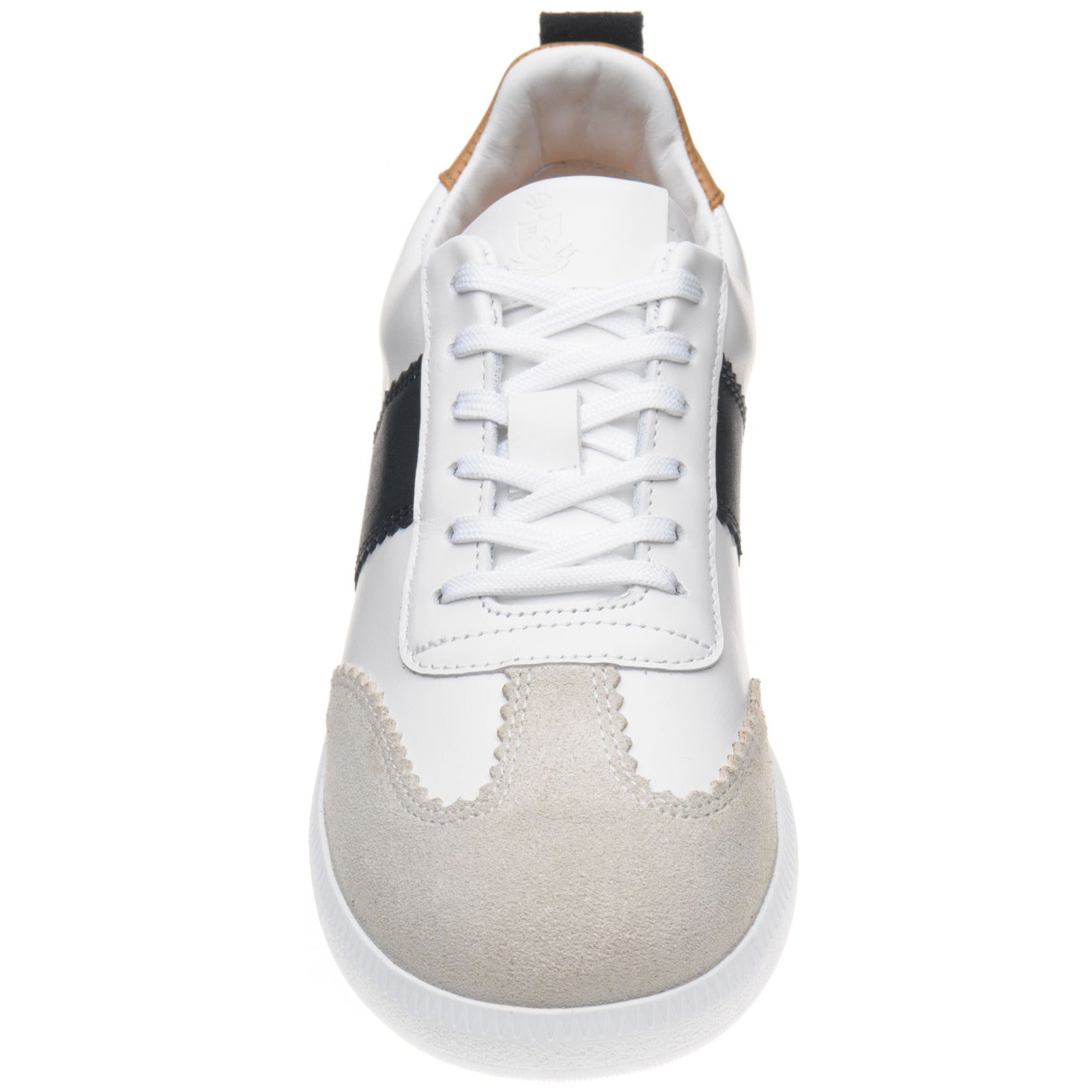 Herring Angelina ladies rubber-soled trainers in white and navy