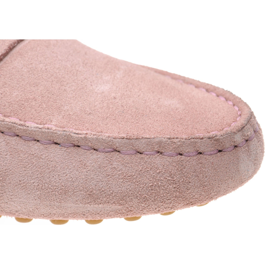Herring Louisa ladies rubber-soled driving moccasins in ice pink