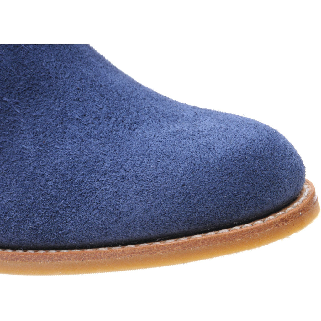 Herring Tamara ladies rubber-soled Chelsea boots in navy suede