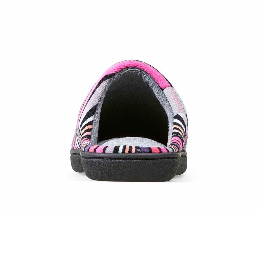 Padders Aimee Slippers - Pink Stripe