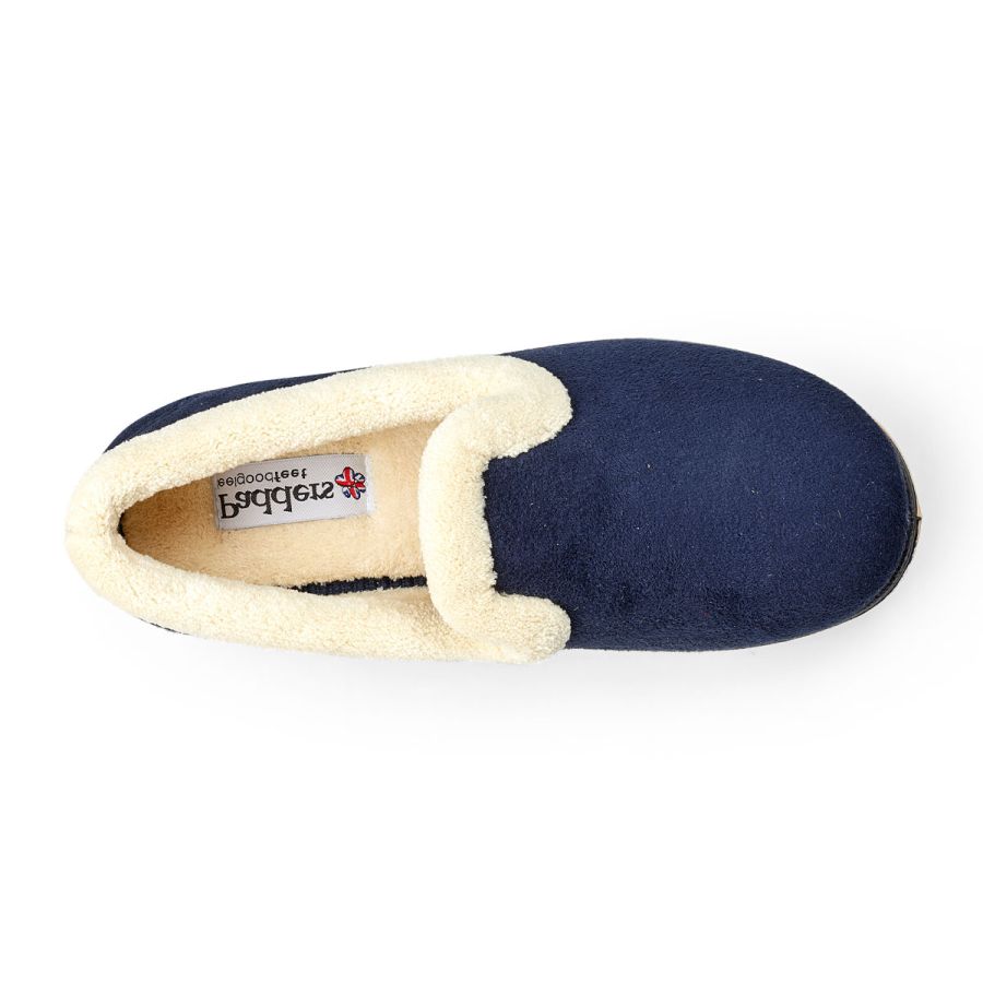 Padders Repose Slippers - Navy