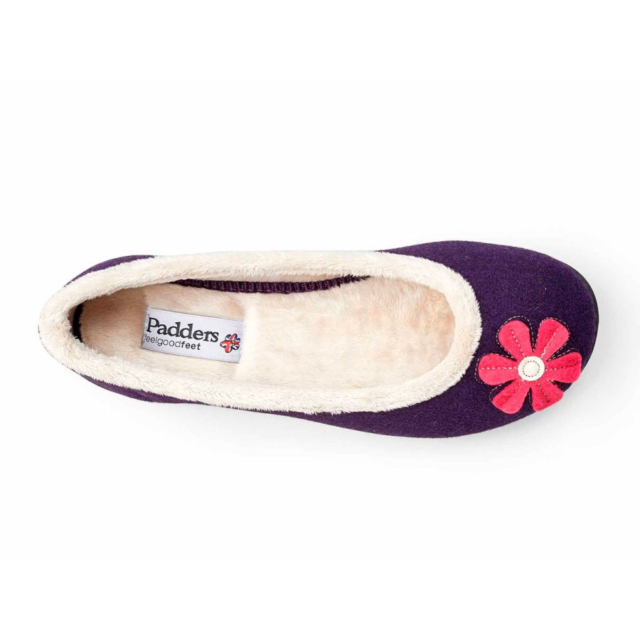 Padders Happy Slippers - Purple