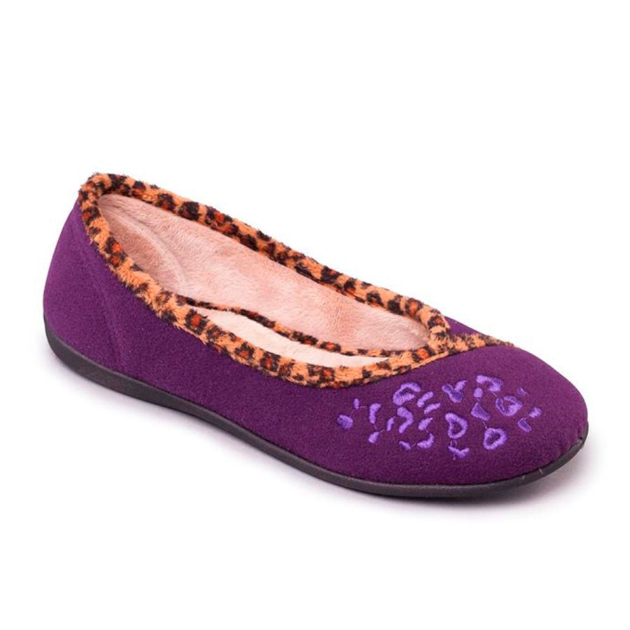 Padders Savannah Slippers - Purple